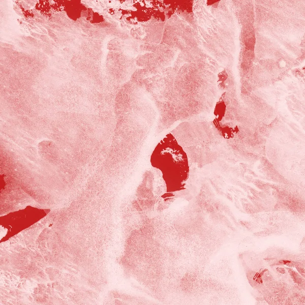 Красный Акварельный Фон Реалистичной Бумажной Текстурой — стоковое фото