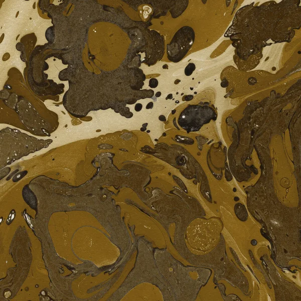 Färgglada Marmor Bläck Papper Textur Vit Akvarell Bakgrund Kaotisk Abstrakt — Stockfoto