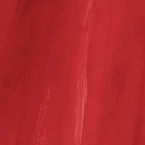 Rojo Con Textura Acuarela Realista Blanca Sobre Fondo Papel — Foto de Stock