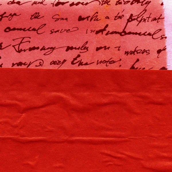 Çeşitli kağıtların kolajı, renkli soyut arkaplan  