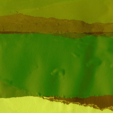 Çeşitli kağıtların kolajı, renkli soyut arkaplan  