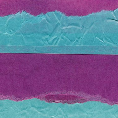 Çeşitli kağıtların kolajı, renkli soyut arkaplan  