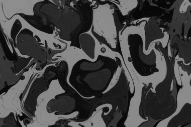 Beyaz suluboya arka planda renkli mermer mürekkep kağıdı dokusu. Kaotik soyut organik tasarım. Banyo bombası dalgaları.