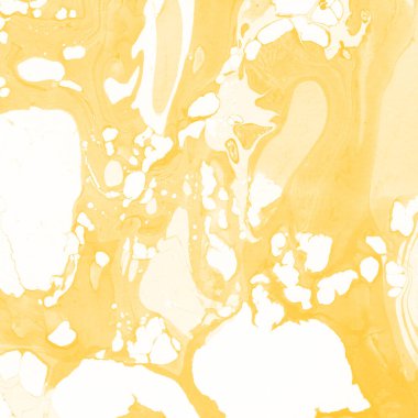 Sarı mermer arkaplan boya sıçrama deseni ile
