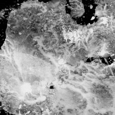 Gri mürekkep deseni lekeler, soyut arkaplan