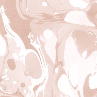 Kağıt üzerinde turuncu mermer mürekkep dokusu. Mermer taş resim.