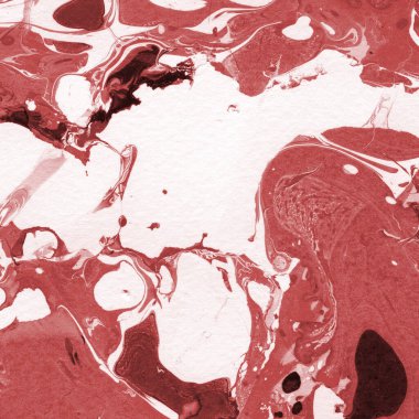 Boya desenli kırmızı mermer arkaplan