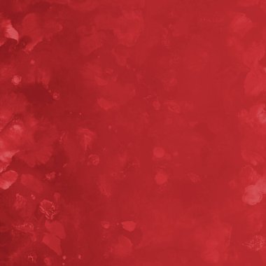 Kağıt zemin üzerinde beyaz gerçekçi suluboya desenli kırmızı.