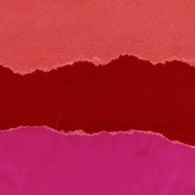 Çeşitli kağıtların kolajı, renkli soyut arkaplan  