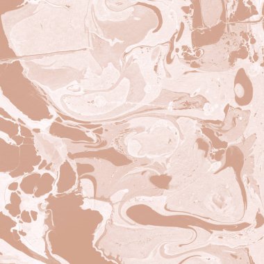 Kağıt üzerinde turuncu mermer mürekkep dokusu. Mermer taş resim.