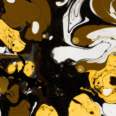 Beyaz suluboya arka planda renkli mermer mürekkep kağıdı dokusu. Kaotik soyut organik tasarım. Banyo bombası dalgaları.