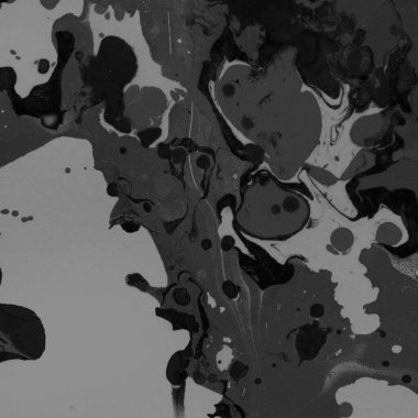 Beyaz suluboya arka planda renkli mermer mürekkep kağıdı dokusu. Kaotik soyut organik tasarım. Banyo bombası dalgaları.