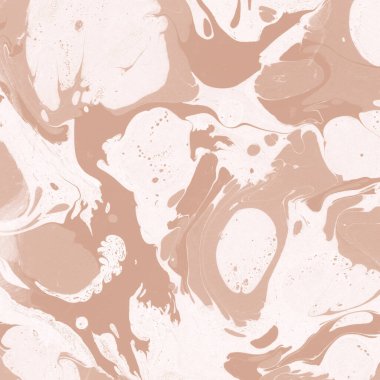 Kağıt üzerinde turuncu mermer mürekkep dokusu. Mermer taş resim.