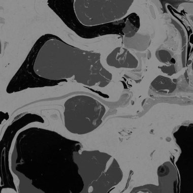 Kağıt arkaplanda siyah mermer mürekkep dokusu. Mermer taş resim.