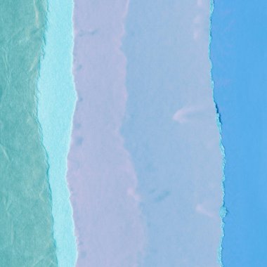 Çeşitli kağıtların kolajı, renkli soyut arkaplan  