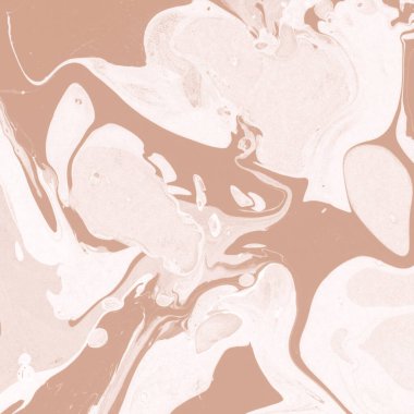 Kağıt üzerinde turuncu mermer mürekkep dokusu. Mermer taş resim.