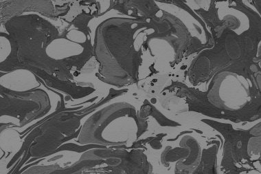 Beyaz suluboya arka planda renkli mermer mürekkep kağıdı dokusu. Kaotik soyut organik tasarım. Banyo bombası dalgaları.