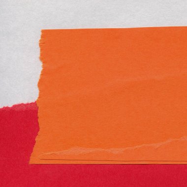 Çeşitli kağıtların kolajı, renkli soyut arkaplan  