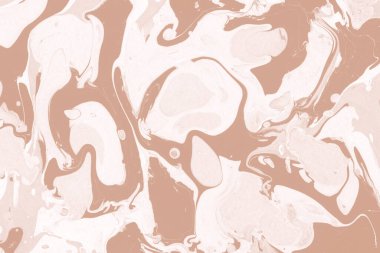 Kağıt üzerinde turuncu mermer mürekkep dokusu. Mermer taş resim.