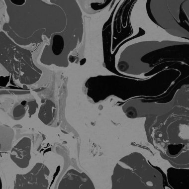 Kağıt arkaplanda siyah mermer mürekkep dokusu. Mermer taş resim.