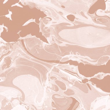 Kağıt üzerinde turuncu mermer mürekkep dokusu. Mermer taş resim.