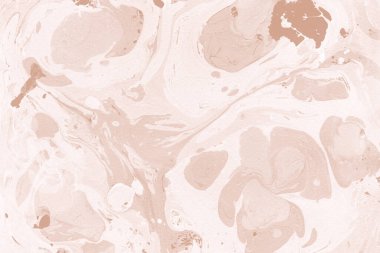 Kağıt üzerinde turuncu mermer mürekkep dokusu. Mermer taş resim.