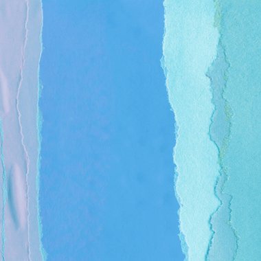 Çeşitli kağıtların kolajı, renkli soyut arkaplan  