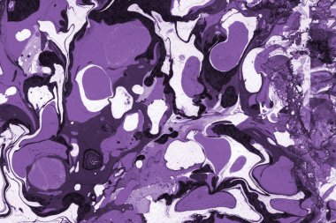 boya desenli mor mermer arkaplan