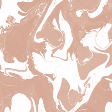 Kağıt üzerinde turuncu mermer mürekkep dokusu. Mermer taş resim.