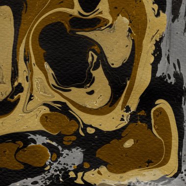 Beyaz suluboya arka planda renkli mermer mürekkep kağıdı dokusu. Kaotik soyut organik tasarım. Banyo bombası dalgaları.