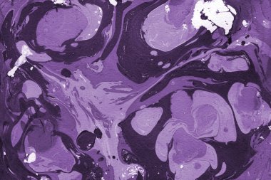 boya desenli mor mermer arkaplan