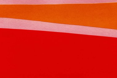 Çeşitli kağıtların kolajı, renkli soyut arkaplan  