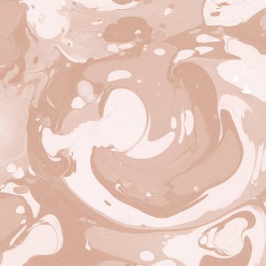 Kağıt üzerinde turuncu mermer mürekkep dokusu. Mermer taş resim.