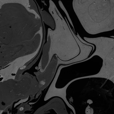 Kağıt arkaplanda siyah mermer mürekkep dokusu. Mermer taş resim.