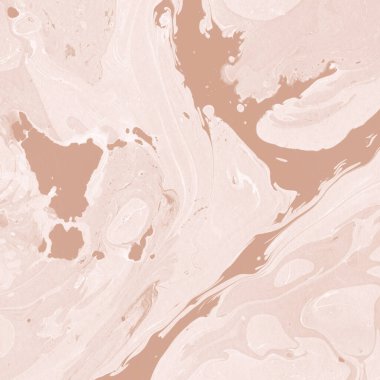 Kağıt üzerinde turuncu mermer mürekkep dokusu. Mermer taş resim.