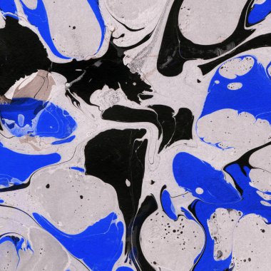 Beyaz suluboya arka planda renkli mermer mürekkep kağıdı dokusu. Kaotik soyut organik tasarım. Banyo bombası dalgaları.