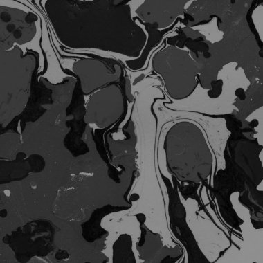 Beyaz suluboya arka planda renkli mermer mürekkep kağıdı dokusu. Kaotik soyut organik tasarım. Banyo bombası dalgaları.