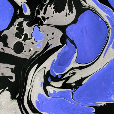 Beyaz suluboya arka planda renkli mermer mürekkep kağıdı dokusu. Kaotik soyut organik tasarım. Banyo bombası dalgaları.