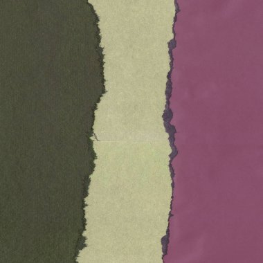 Çeşitli kağıtların kolajı, renkli soyut arkaplan  