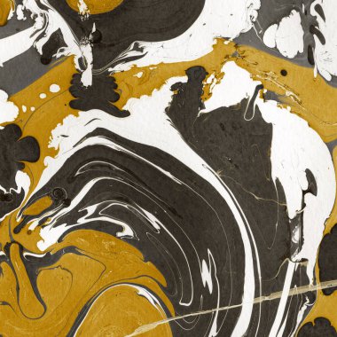 Beyaz suluboya arka planda renkli mermer mürekkep kağıdı dokusu. Kaotik soyut organik tasarım. Banyo bombası dalgaları.