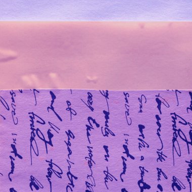 Çeşitli kağıtların kolajı, renkli soyut arkaplan  