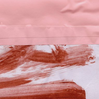 Çeşitli kağıtların kolajı, renkli soyut arkaplan  