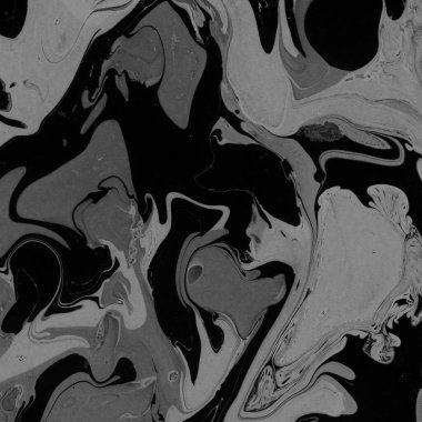 Kağıt arkaplanda siyah mermer mürekkep dokusu. Mermer taş resim.