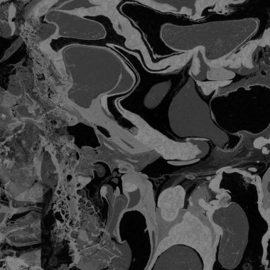 Kağıt arkaplanda siyah mermer mürekkep dokusu. Mermer taş resim.