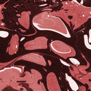 Boya desenli kırmızı mermer arkaplan