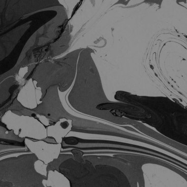 Beyaz suluboya arka planda renkli mermer mürekkep kağıdı dokusu. Kaotik soyut organik tasarım. Banyo bombası dalgaları.