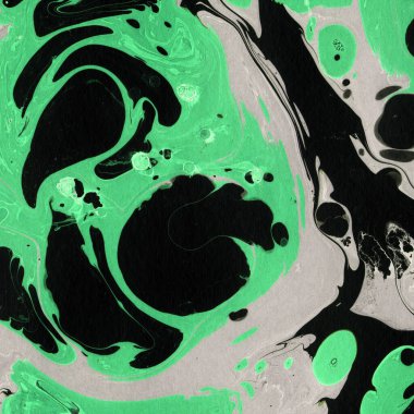 Beyaz suluboya arka planda renkli mermer mürekkep kağıdı dokusu. Kaotik soyut organik tasarım. Banyo bombası dalgaları.