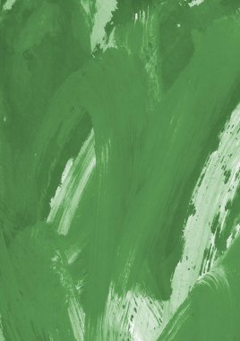 Yeşil Gouache dokusu, soyut arkaplan