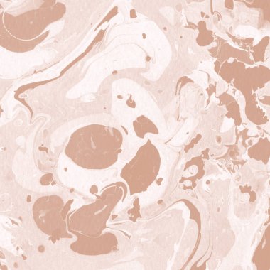 Kağıt üzerinde turuncu mermer mürekkep dokusu. Mermer taş resim.