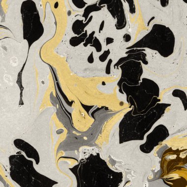 Beyaz suluboya arka planda renkli mermer mürekkep kağıdı dokusu. Kaotik soyut organik tasarım. Banyo bombası dalgaları.